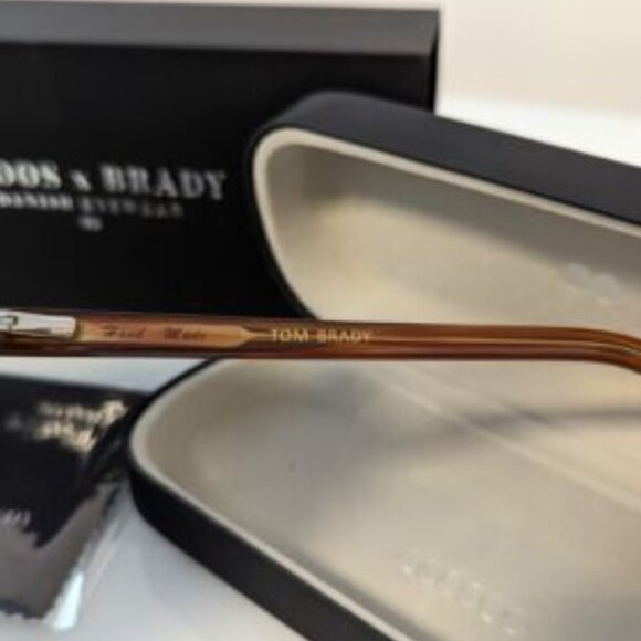CLOOS X BRADY Bouron Christopher Cloos x Tom Brady Blue Light Glasses, NIB - Picture 2 of 6